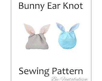 Bunny Ear Bag Sewing Pattern 2 pack PDF