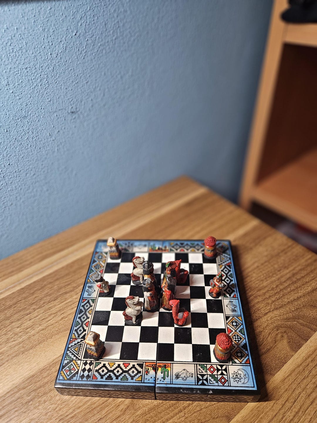 Peruvian Inca Chess Set – Hand Painted Andean Artisan Chess Board - Etsy