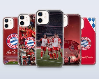 FC Bayern Phone Case Bayern Munich Football Club Cover for iPhone 17, 16, 15, 14, 13, 12, Samsung S26, S25, S24, S23Fe, A16, A56, Pixel 10,9