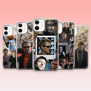 Gregory House Phone Case House MD Doctor Cover for iPhone 17Pro, 16, 15, 14, 13, 12, Samsung S26, S25, S24, S23Fe, A16, A56, Pixel 10, 9Pro