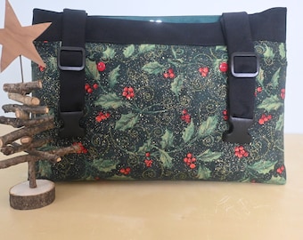 Holiday Print Powerchair Bag, Wheelchair Walker Organizer