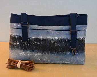 gradient Blue Bag with Cordura lining