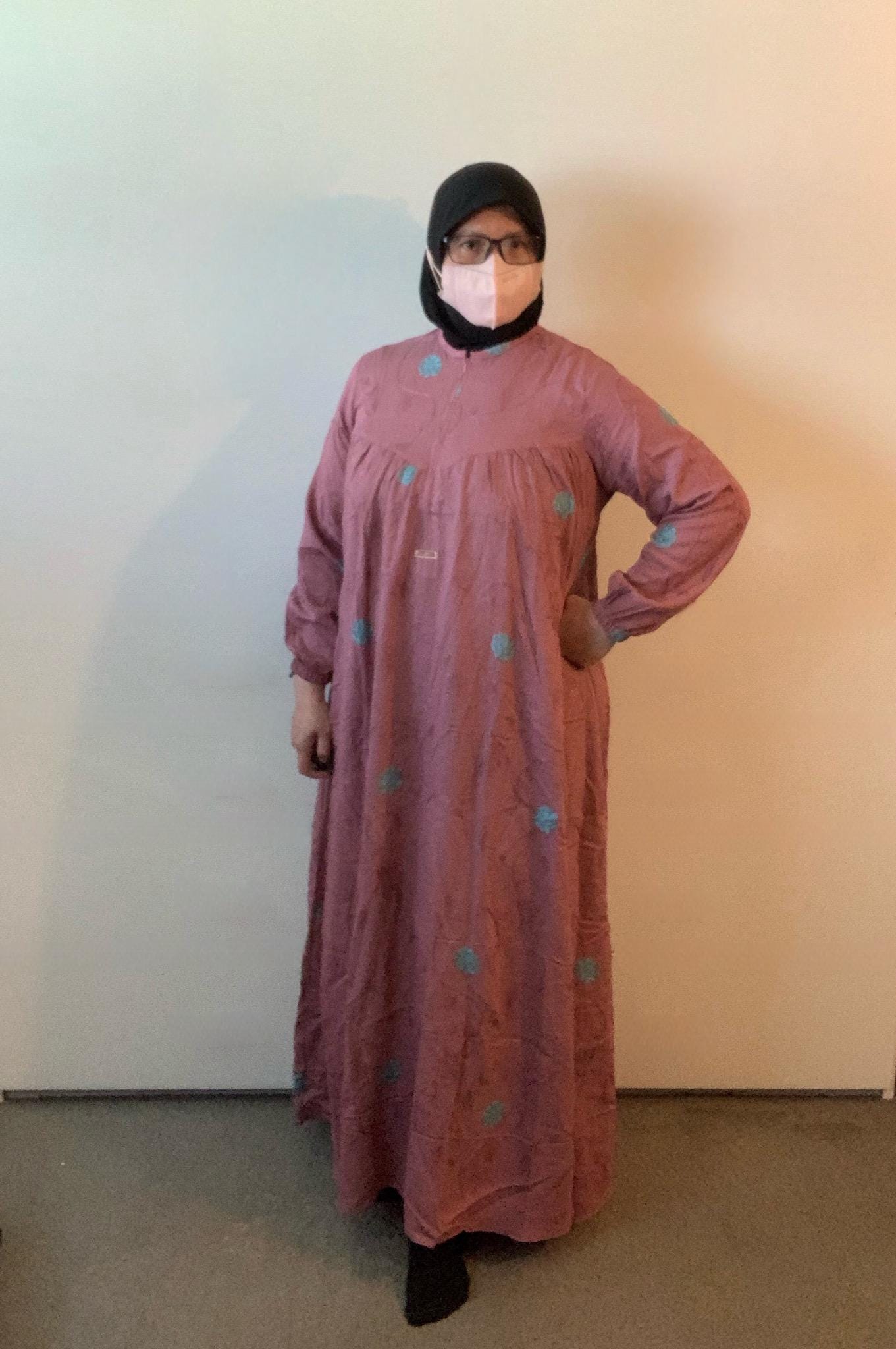 sachin and babi light blue dress Hijab Dress