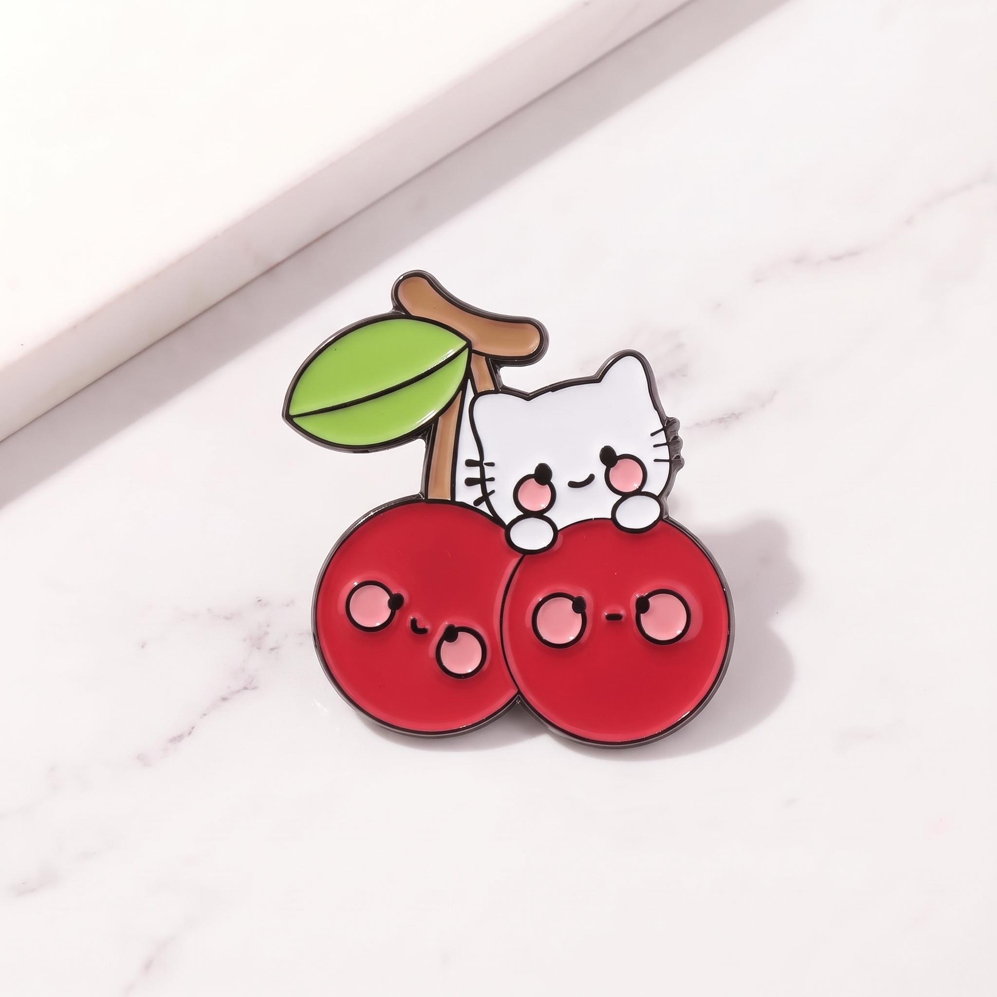 Kawaii Cherry Kitty - Etsy