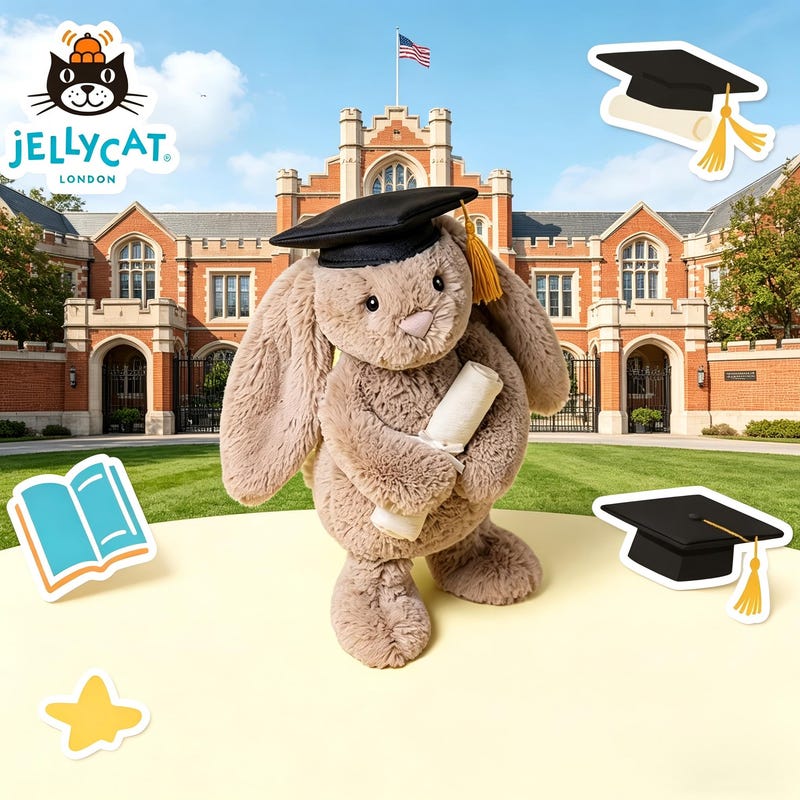 Graduation Jellycat Bunny - Etsy