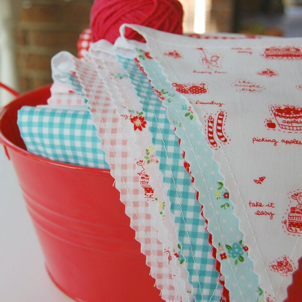 The Simple Life Bunting Banner-Fabric Banner-Fabric Bunting-Flags-Pennants-Riley Blake