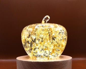 Golden apple night light