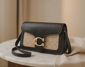 Bolso bandolera de piel sintética para mujer / Bolso de hombro acolchado con cadena y forma romboidal / Bolso tote para llevar bajo el brazo / Bolso de noche elegante / Regalo para ella