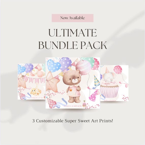 Bundle of Downloads & Template Links for Sweet Art Prints!