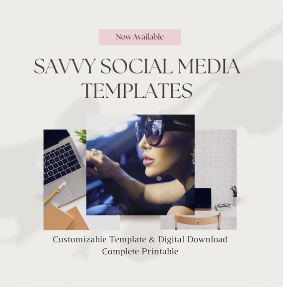 Savvy Canva Templates for Social Media & Email Headers