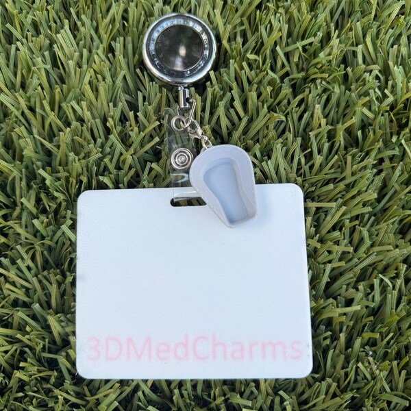 Bedpan Badge Keychain | Healthcare Humor
