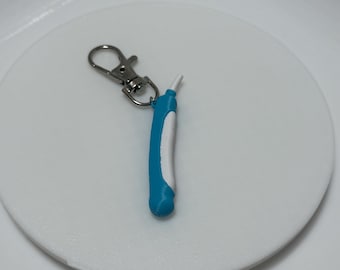 3D Gedruckt Purewick Badge Reel Anhänger | Krankenhaus Versorgung Themed Schlüsselbund für Krankenschwestern