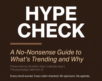 Fitness Trend Guide 2026, Wellness Hype Scored and Rated, Digital PDF