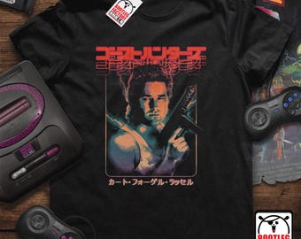 Stort problem i lilla Kina Jack Burton-skjorta - Vintage bootleg-grafik - Retrowave Pixel Art - Comfort Colors® 1717