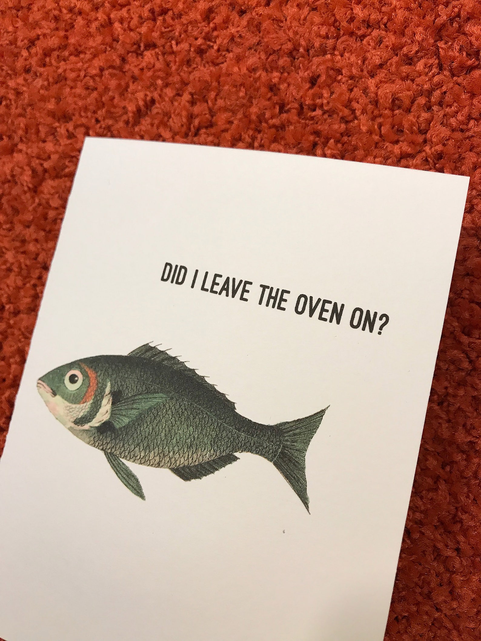 Did I Leave the Oven On Etsy