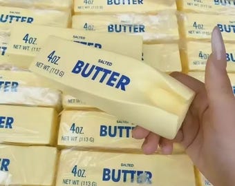 Soft Butter Stick Squishy Toy, Stress Relief Fidget Sensory Toy