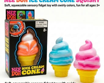 Nee Doh Nice Cream Cone – Soft Squishy Stress Relief Toy