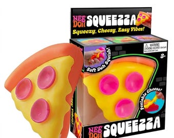 New Rare Sealed NeeDoh Squeezza Pizza Nee Doh Squeeze Toy Gifts