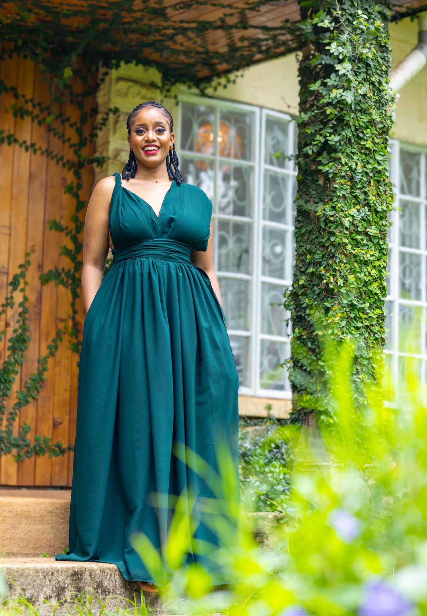Hunter Green Wedding Guest Dresses - Etsy