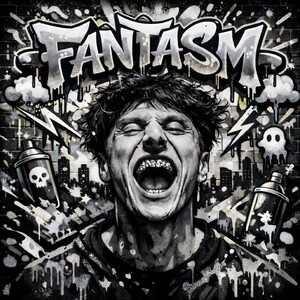 Póster Techno Fantasm | Arte para pared de raves | Lámina para club de DJ | Decoración de música electrónica