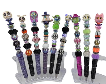 NBC character beaded pens | pre-made | jack and Sally | zero