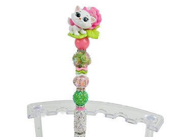 Marie beaded pen | Beaded pens | pre-made | in bloom