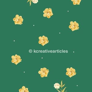 Fond d'écran téléphone vert floral