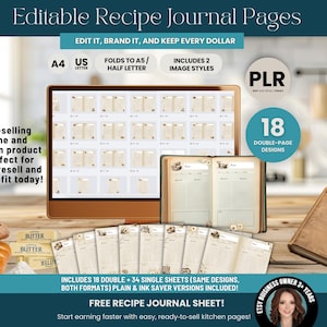 Recipe Binder Pages - Etsy