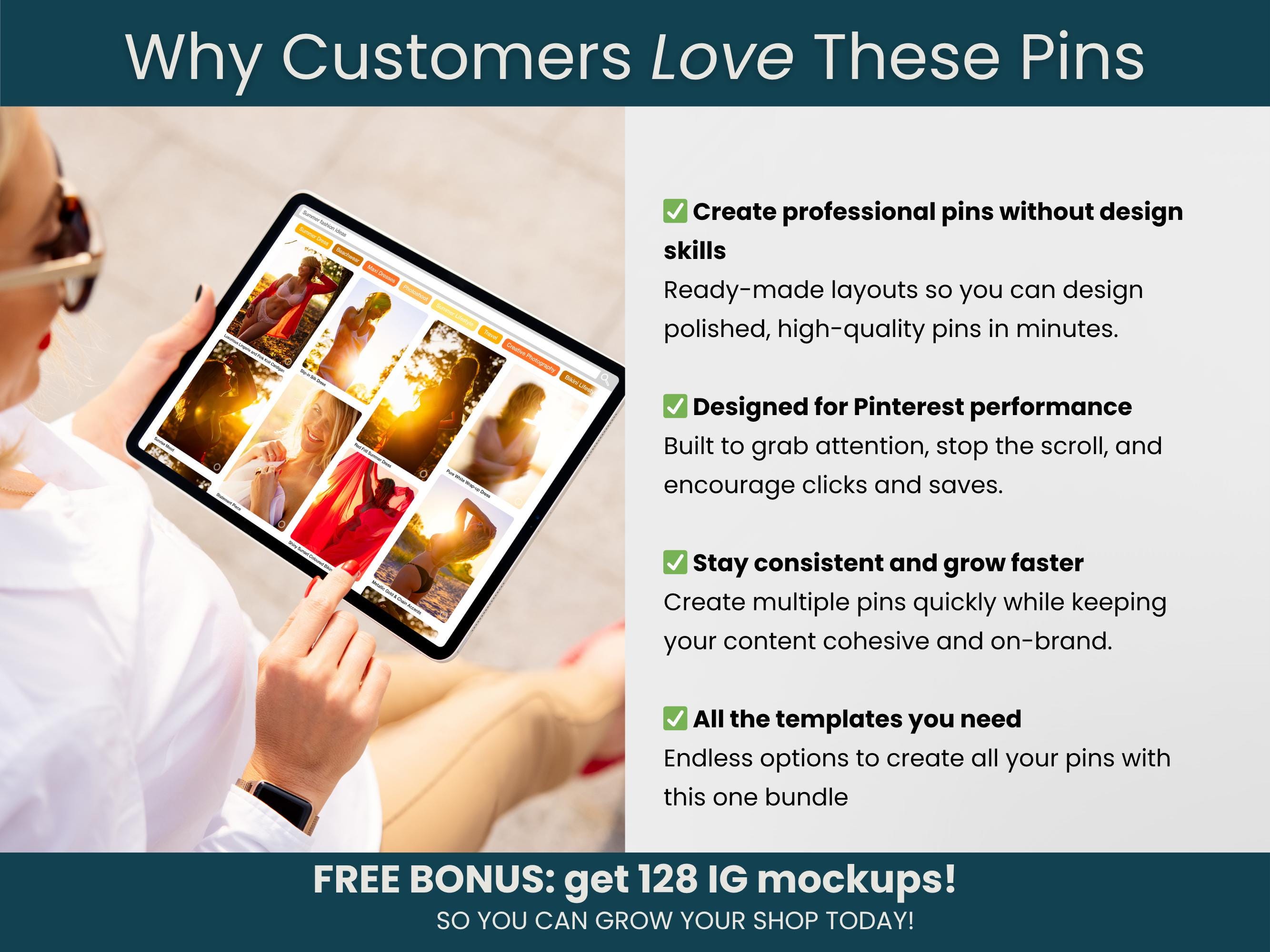250 Pinterest Pin Templates Canva PLR, Editable Drag & Drop Pins ...