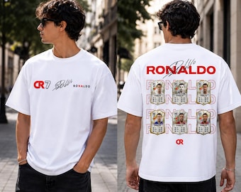 CR7 Digital Download PNG, Ronaldo Football T-Shirt Design, Soccer Trading Card Graphic, Football Fan Artwork, Streetwear Print Digital PNG