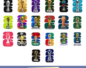 World Cup 2026 PNG Svg Bundle, Soccer Trophy svg files , Football Tournament Graphics, T Shirt Sublimation Design, Football Sublimation