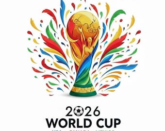 World Cup 2026 PNG Soccer Trophy Design USA Canada Mexico Football Fan Shirt Graphic Sublimation Print Instant Download Digital File