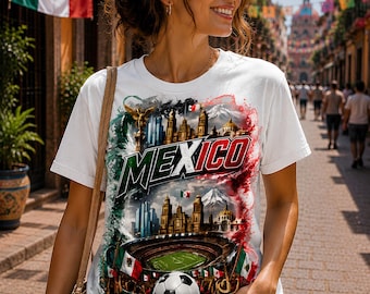 Mexico Soccer png, Mexico Football Shirt Design, World Cup Mexico png, Mexican Flag Stadium Art, Sublimation png Download