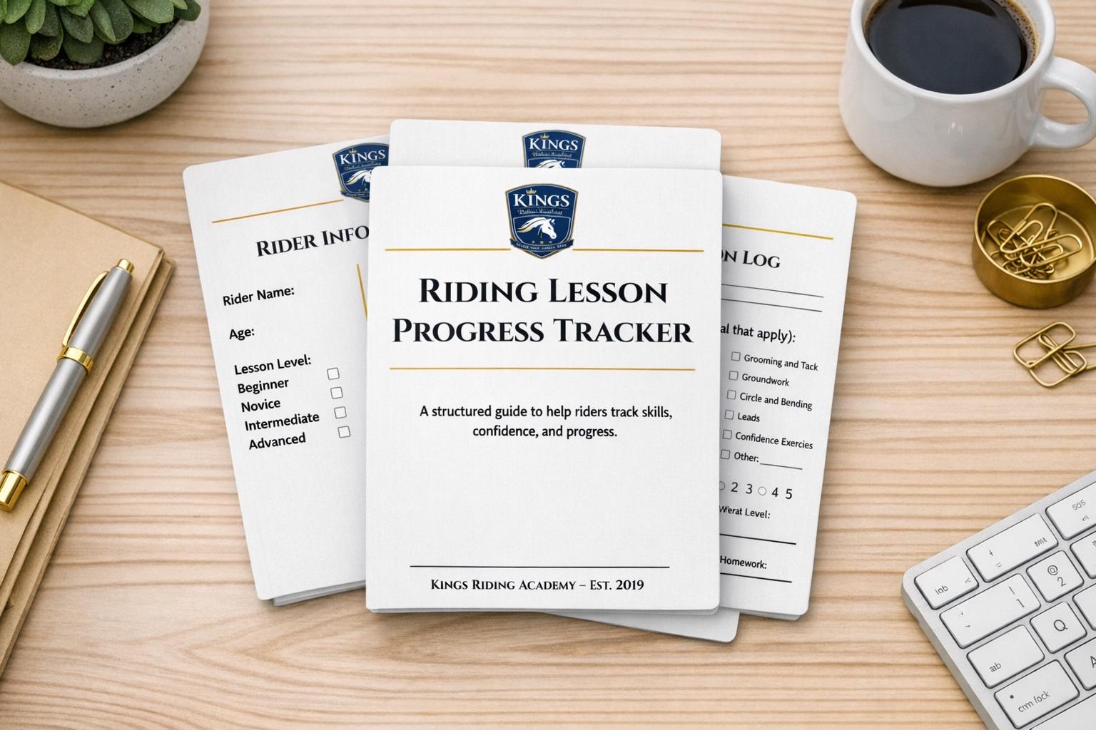 Riding Lesson Progress Tracker | Horse Riding Printable | Equestrian ...