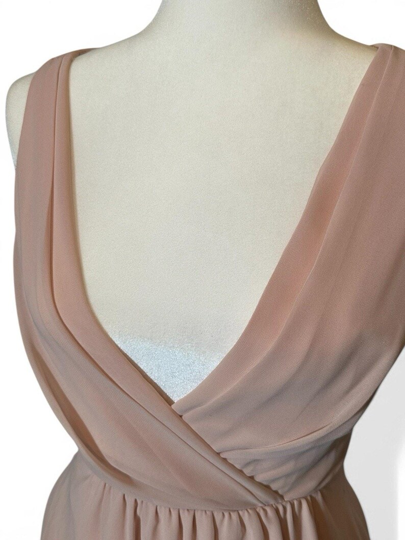 BCBG Dress Peachy Pink Size 2 Spring Summer Whimsical image 2