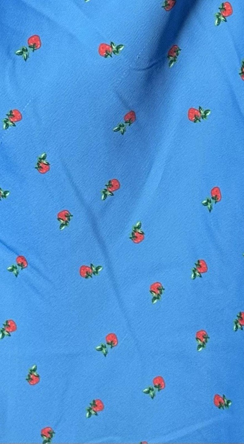 Blaues Kleid Urban Outfitters Kirschen Größe M Sommer Slip für jeden Anlass Bild 4