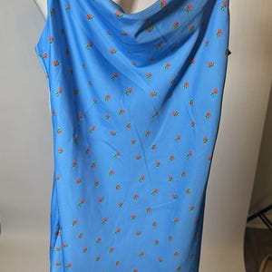 Blaues Kleid Urban Outfitters Kirschen Größe M Sommer Slip für jeden Anlass Bild 5