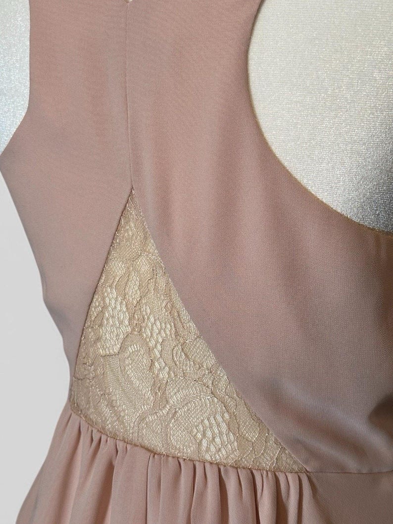 BCBG Dress Peachy Pink Size 2 Spring Summer Whimsical image 3