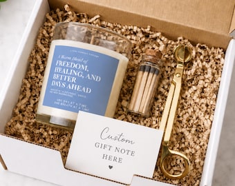 Divorce Gift Box, Break Up Candle, Gift for Best Friend, Cheer up Gift, Break Up Care Package