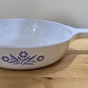 Sartén vintage Corning Ware Blue Cornflower de 6 1/2" P-83-B