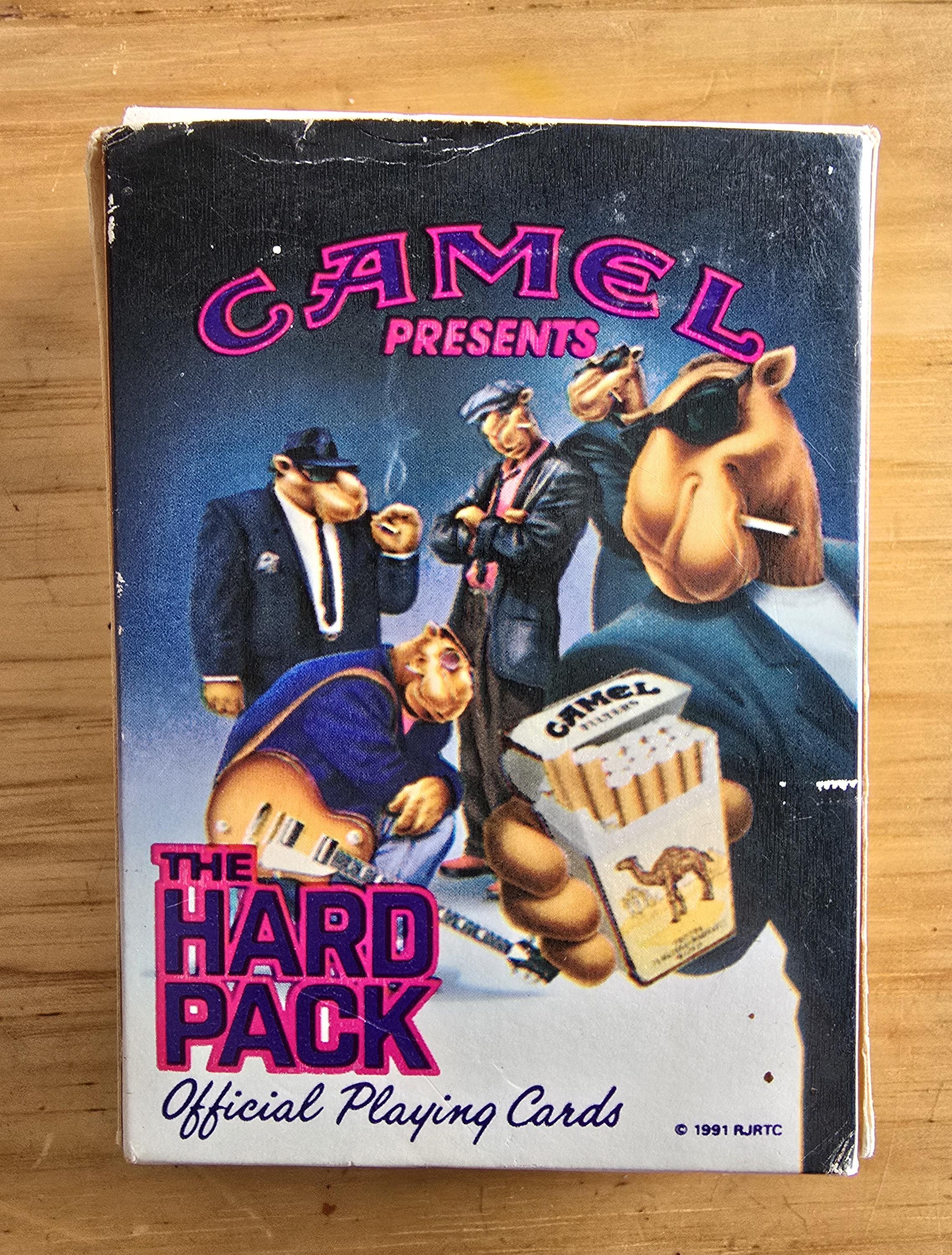Vintage Camel THE HARD PACK Official Playing Cards Joe Camel - Etsy