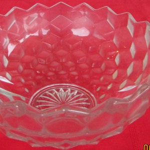 Whitehall - Fostoria American Clear Ciotola da portata Trophy con manico da 12 1/2&quot;