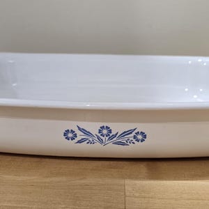 Corning Ware Blue Cornflower Roaster Roasting Pan P-21 - See Description
