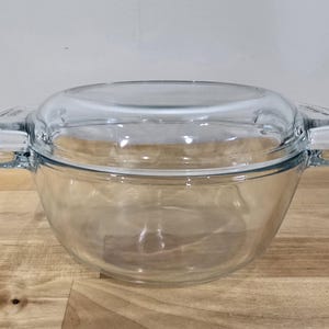 Vintage Pyrex Corning #451 Covered Casserole Baking Dish Made in France