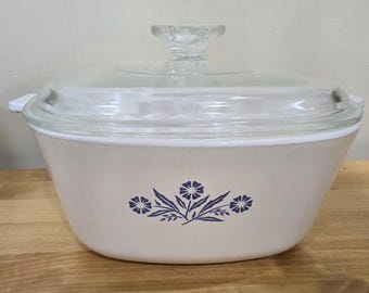 ヴィンテージ コーニングウェア ブルー コーンフラワー 6カップ