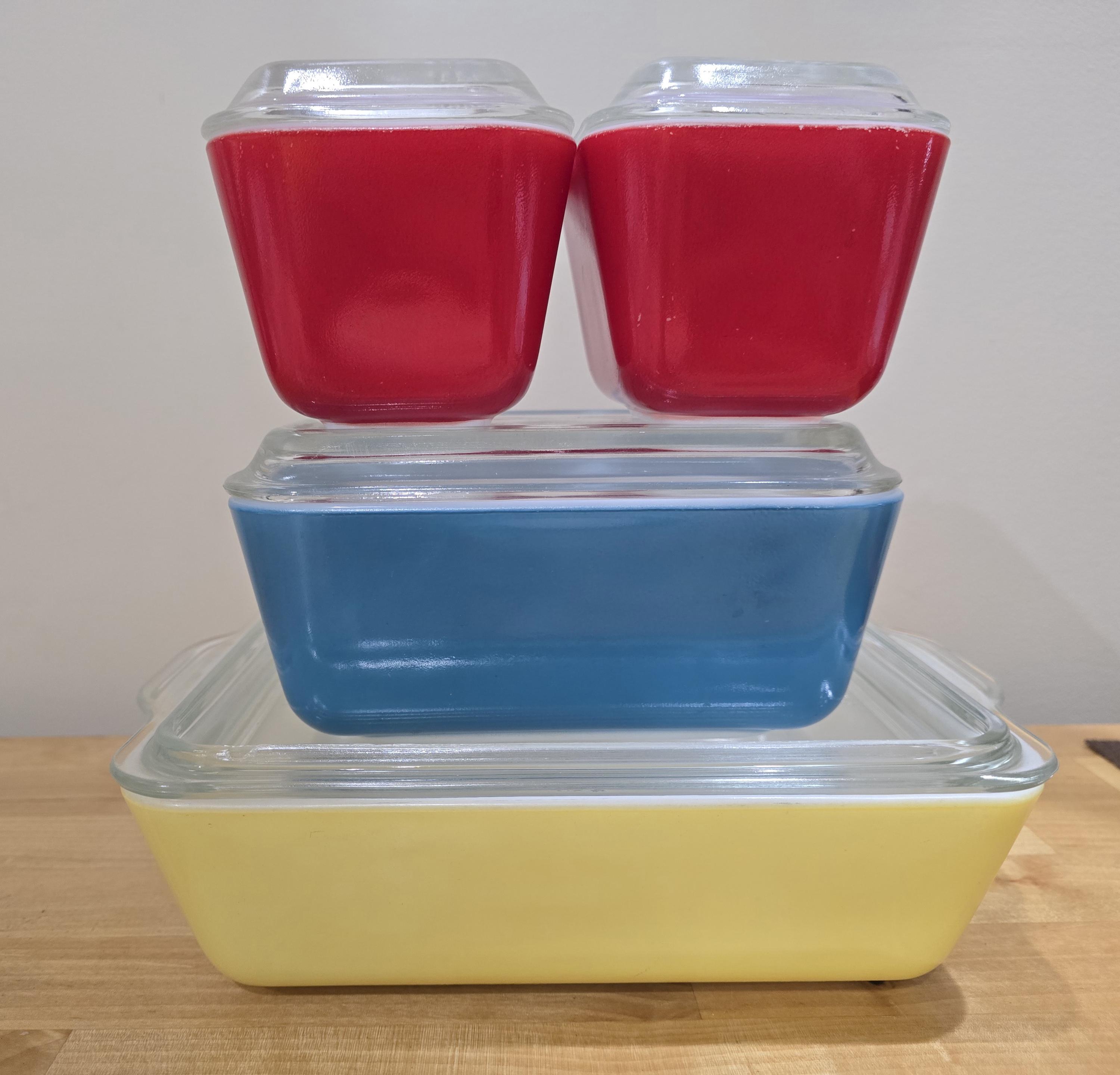 Pyrex vintage refrigerator set - Etsy 日本