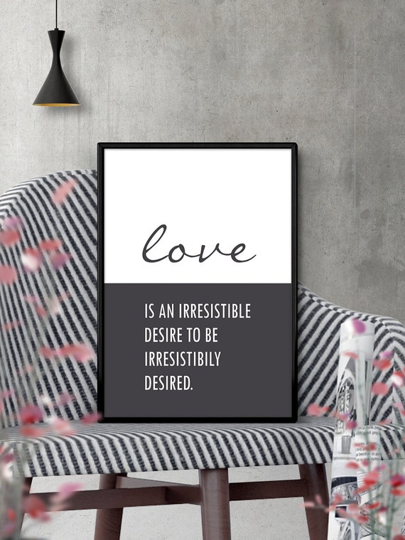 love quote posters love quote printable instant download