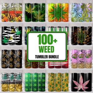 50+ Weed Tumbler Wrap Bundle, Weed Sublimation Designs, Marijuana Tumbler, Cannabis Tumbler, 20 Oz Skinny, Weed Lover PNG,
