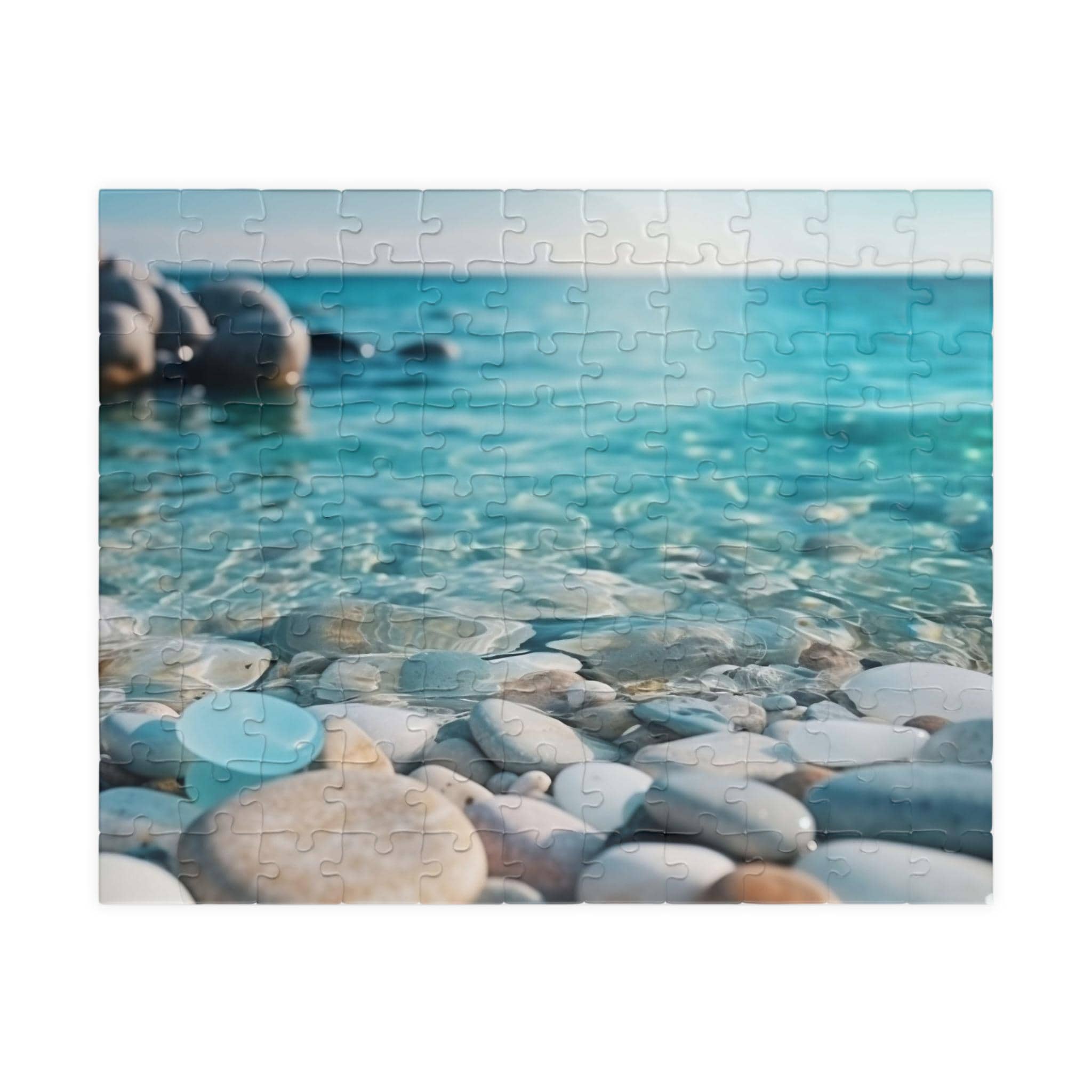 Puzzle 1000 Pezzi Arte Faro Sulla Spiaggia Di West Hill Al Tramonto 75 * 50Cm