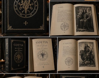 La Clave Menor de Salomón (Goetia) PDF – Grimorio completo de demonología, manuscrito oculto, texto mágico antiguo, descarga digital